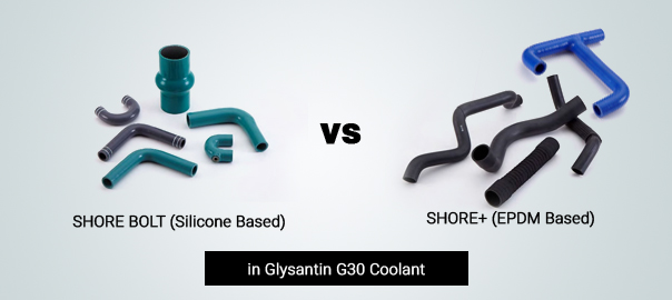 SHORE BOLT (Silicone Based) vs. SHORE+ (EPDM Based) in Glysantin G30 Coolant