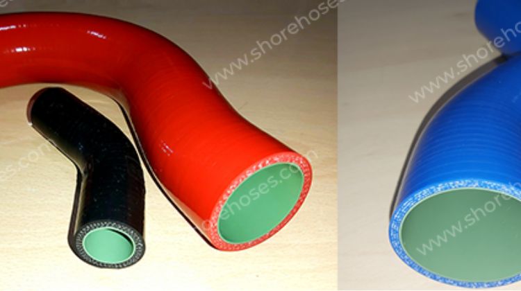 Silicone Hoses with non conductive FKM Viton liner